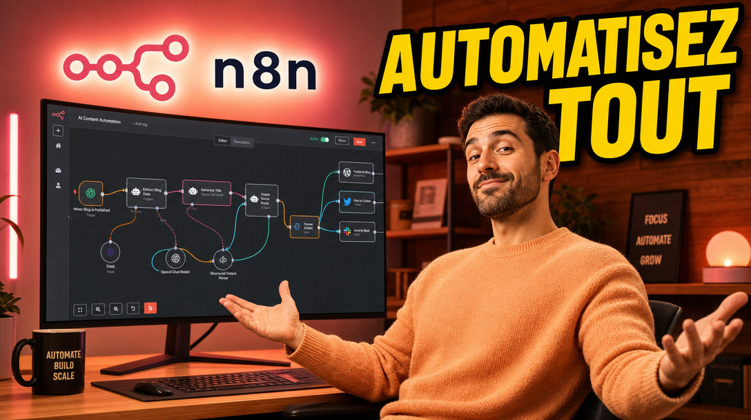 n8n + IA : automatiser ses workflows de développement avec des agents