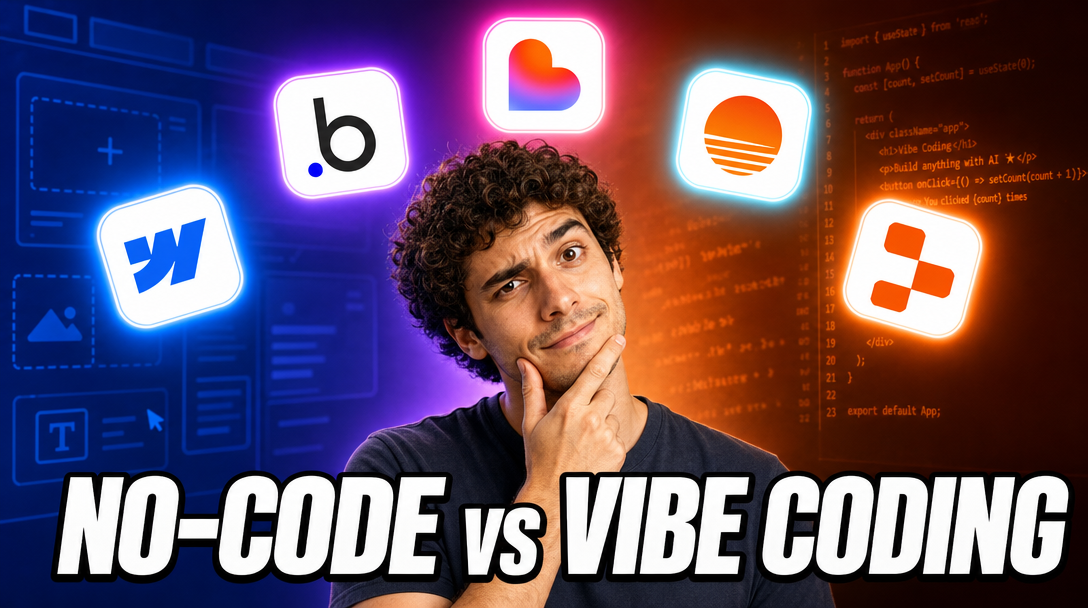 No-code vs vibe coding : qui gagne en 2026 (et pourquoi c'est faux)