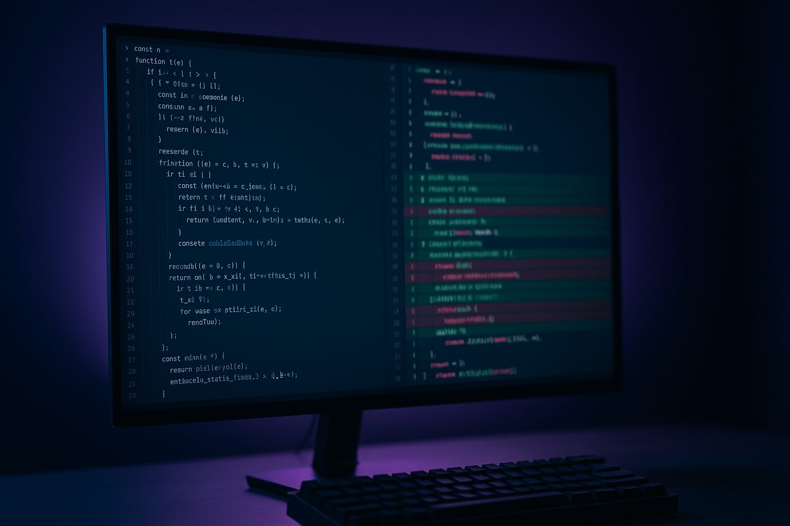 Refactor d'un module Node de plusieurs milliers de lignes affiché en split-view dans un IDE moderne