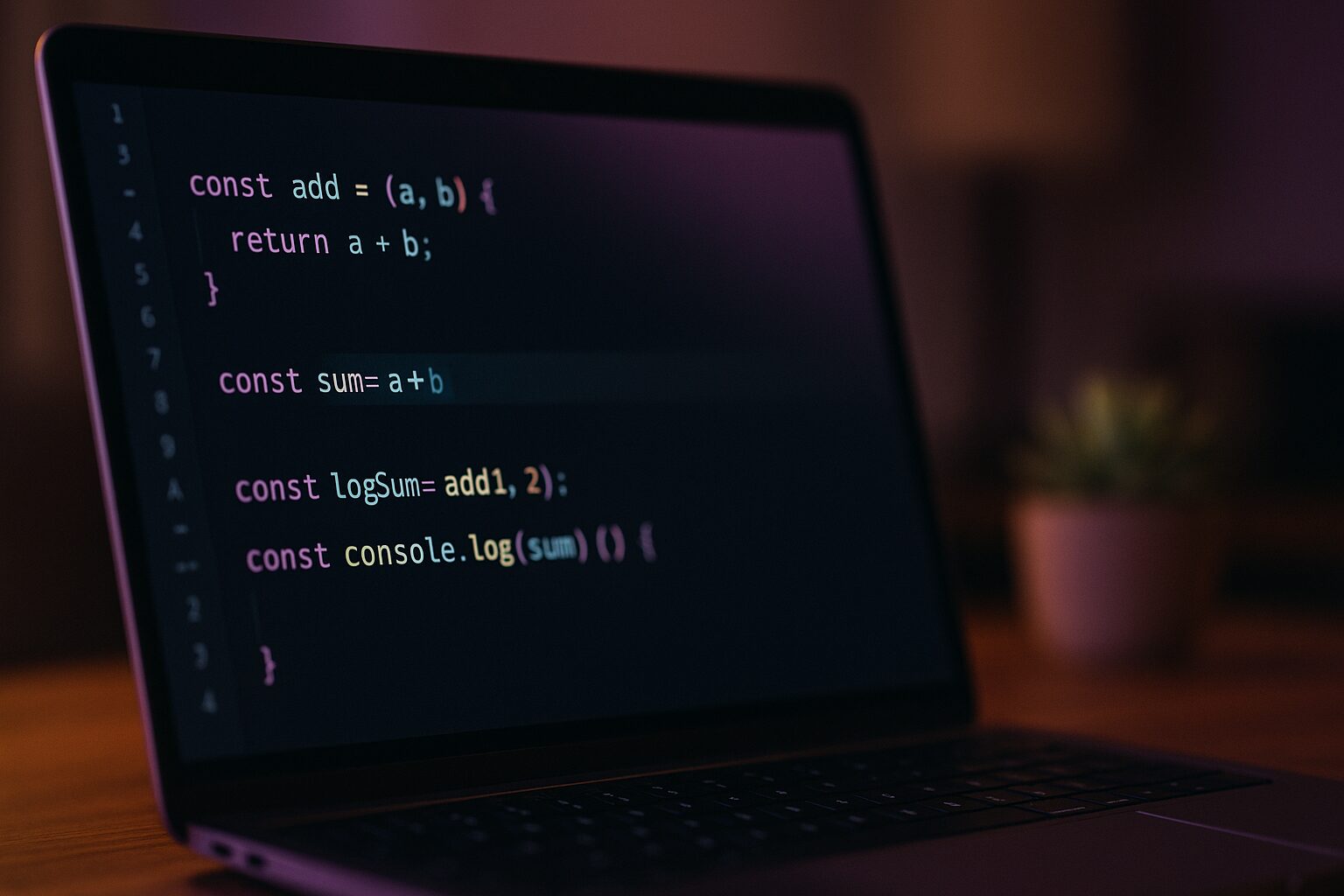 VS Code branché sur Ollama affichant une suggestion d'autocomplétion offline sur un projet Node