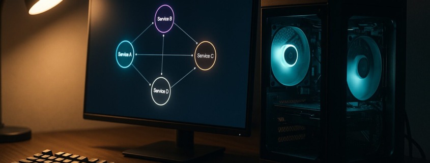 Station de développement autonome faisant tourner une stack IA complète sur du matériel local en 2026