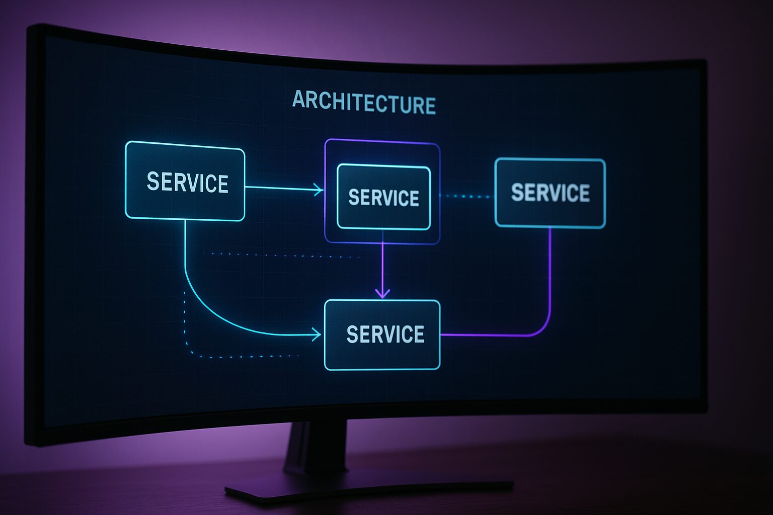 Schéma d'architecture local affichant les quatre briques d'une stack IA dev interconnectées