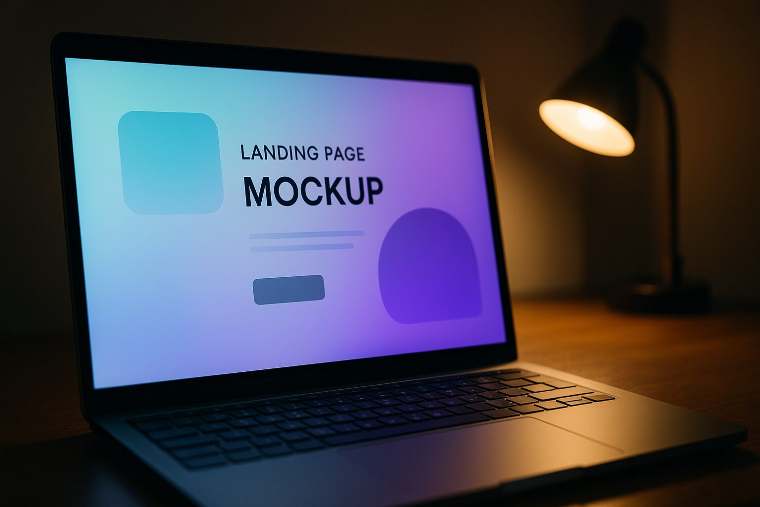 Prototype web fonctionnel généré rapidement et affiché sur un écran d'ordinateur portable