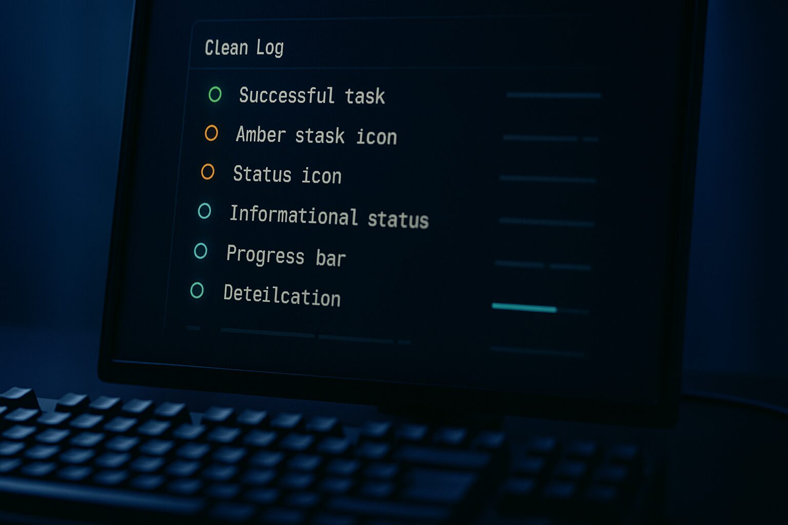 Liste de tâches automatisées exécutées par un agent IA visible dans une interface de log moderne