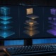 Trois frameworks JavaScript modernes représentés par des structures architecturales distinctes en 2026