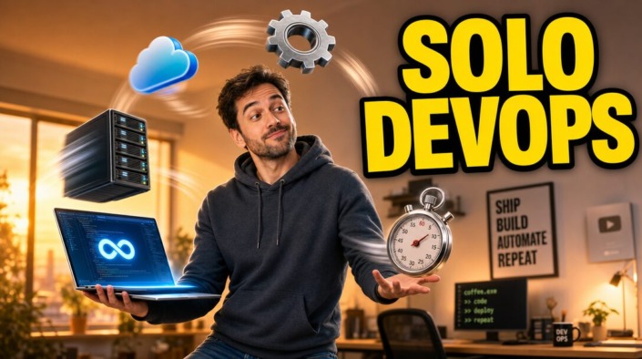 devops solo developpeur stack 2026 Image hero pour l'article: devops solo developpeur stack 2026
