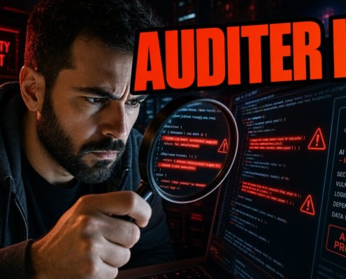 Image hero pour: securite code genere ia audit